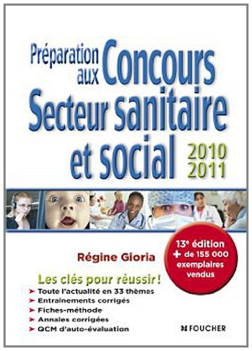 Préparation aux concours, secteur sanitaire et social : 2010-2011