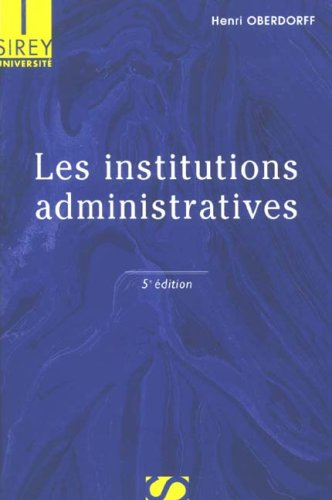 Les institutions administratives