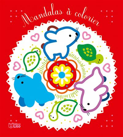 Petits lapins : mandalas à colorier