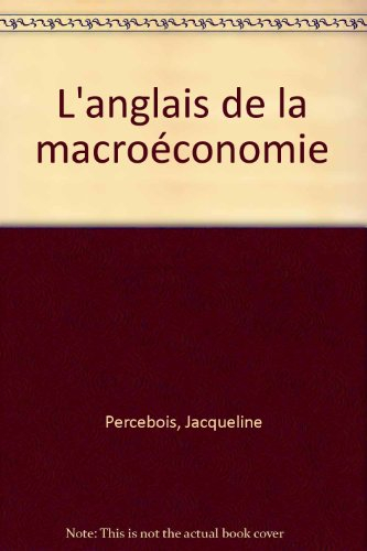 L'anglais de la macroéconomie