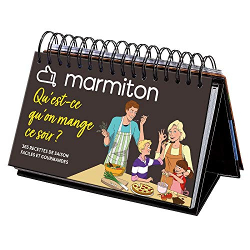 Marmiton : qu'est-ce qu'on mange ce soir ? : 365 recettes faciles et gourmandes