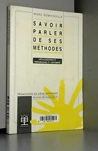 Savoir parler de ses méthodes : métacognition et performance à l'université