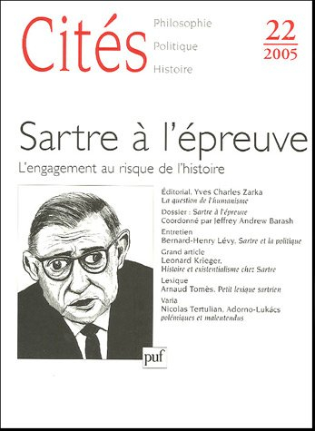 Cités, n° 22. Sartre à l'épreuve : l'engagement au risque de l'histoire