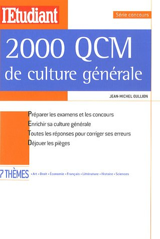 2.000 QCM de culture générale