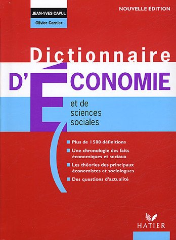 Dictionnaire d'économie et de sciences sociales