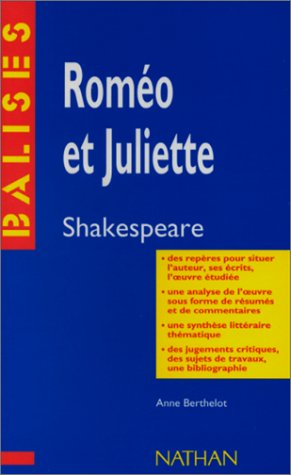 Roméo et Juliette, William Shakespeare