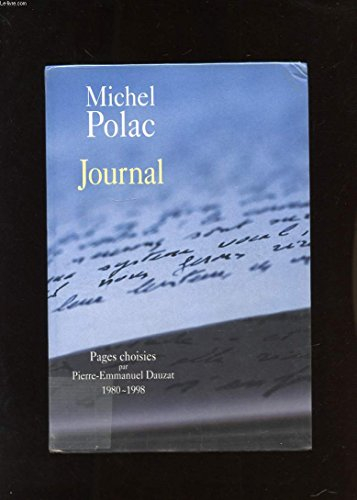 Journal : pages choisies (1980-1998)