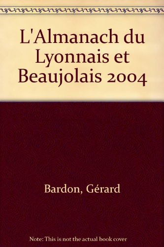 almanach du lyonnais et beaujolais