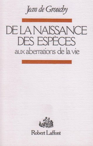 de la naissance des espèces