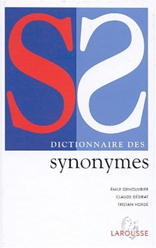 Dictionnaire des synonymes