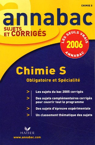 chimie s : enseignement obligatoire et de spécialité