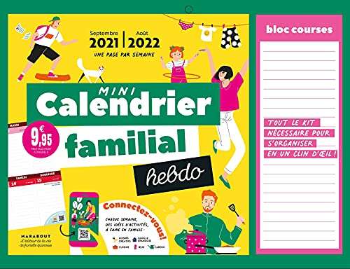 ORGANISEUR JUNIOR MEMONIAK, CALENDRIER MENSUEL SCOLAIRE POUR ENFANTS SEPT.  2022-AOUT 2023