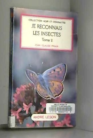 je reconnais les insectes