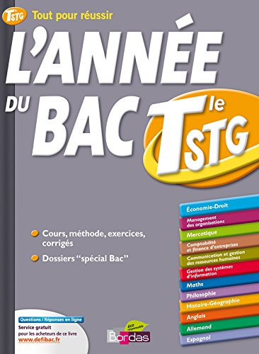 L'année de la terminale STG