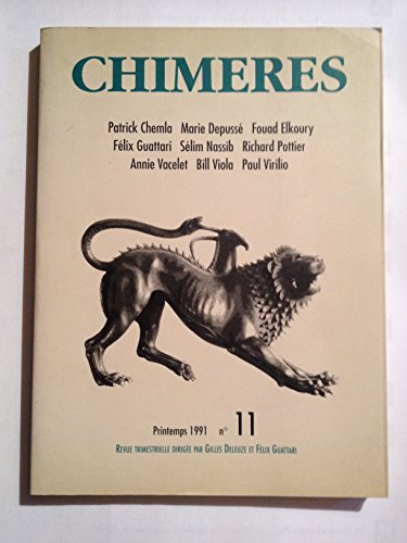 Revue Chimères, numéro 12, été 1991