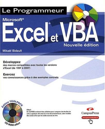 Excel et VBA : versions 97, 2000, XP, 2003 et 2007