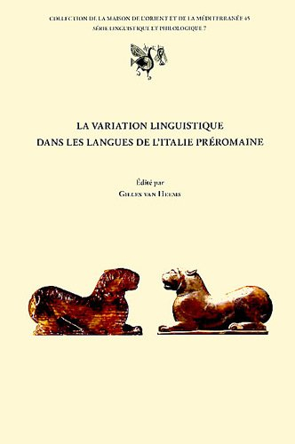 La variation linguistique dans les langues de l'Italie préromaine : actes du IVe séminaire sur les l