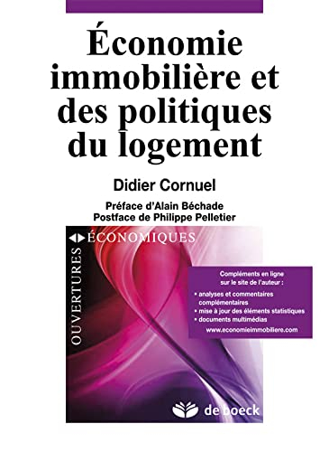 Economie immobilière et des politiques du logement