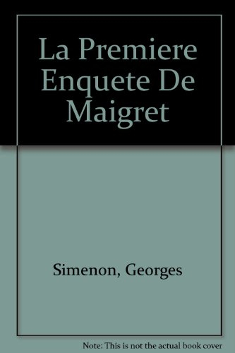 la première enquête de maigret : 1913