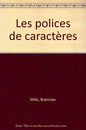 Les polices de caractères