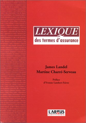 lexique juridique et pratique des termes d'assurance