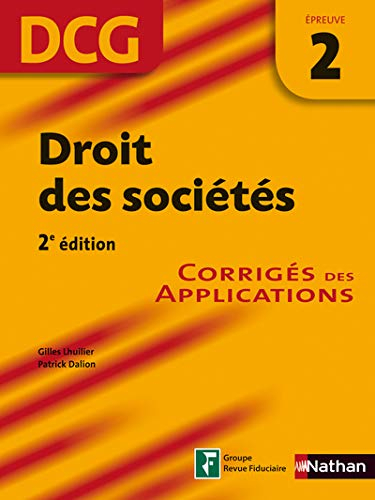 Droit des sociétés, DCG, épreuve 2