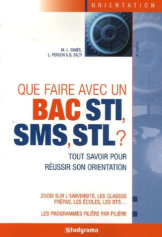 Que faire avec un bac STI, SMS, STL ? : tout savoir pour réussir son orientation