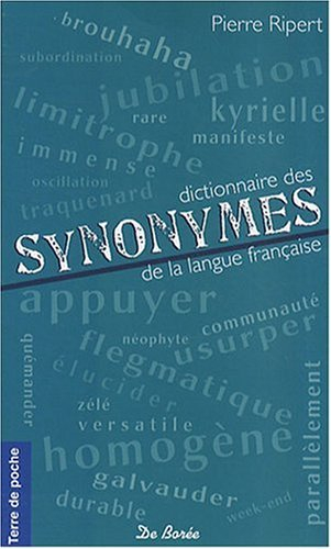 Dictionnaire des synonymes de la langue française