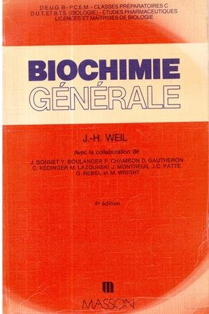 biochimie générale : deug b, p.c.e.m., licences et maîtrises... dut et b.t.s