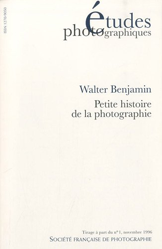 etudes photographiques, n, 1, novembre 1996 : petite histoire de la photographie : tiré à part