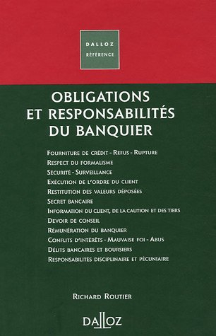 Obligations et responsabilités du banquier