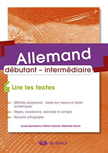 Allemand, débutant, intermédiaire : lire les textes