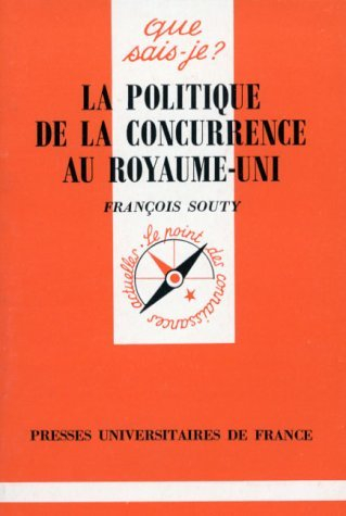 La politique de la concurrence au Royaume-Uni