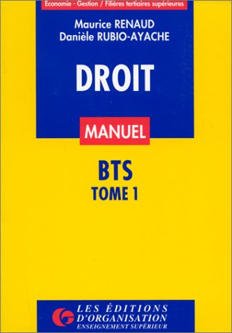 Droit. Vol. 1. Manuel