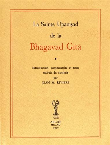 sainte upanisad de la bhagavad gita