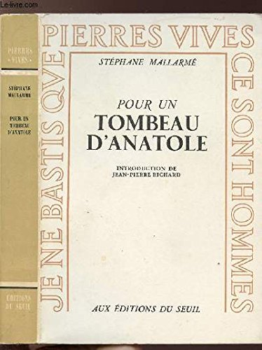 pour un tombeau d'anatole