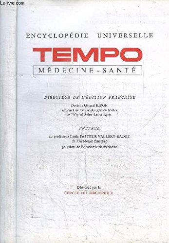 encyclopedie universelle - tempo medecine sante