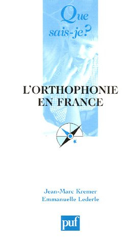 l'orthophonie en france