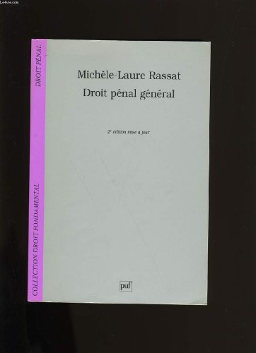 droit pénal général