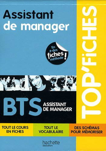 Assistant de manager, BTS assistant de manager