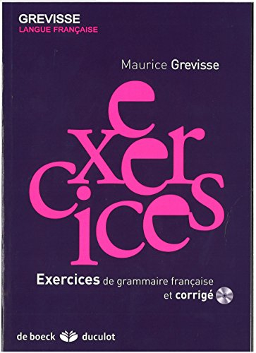 Exercices de grammaire française et corrigé