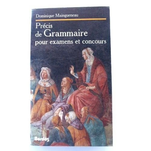 précis de grammaire pour examens et concours