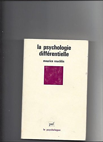 La psychologie différentielle