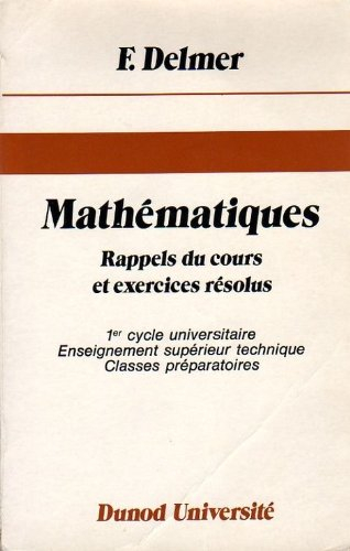 Mathématiques : rappels de cours et exercices résolus