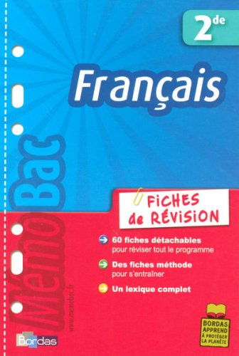 Français, seconde