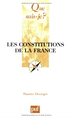 Les Constitutions de la France