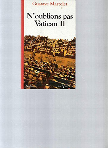 N'oublions pas Vatican II