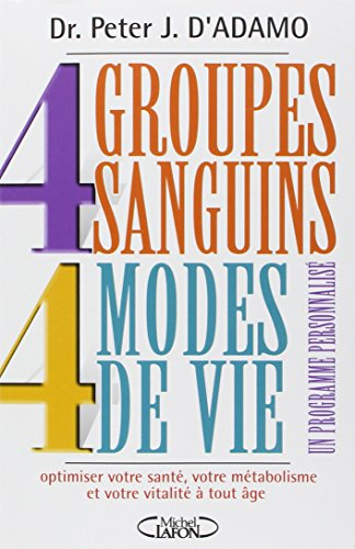 4 groupes sanguins, 4 modes de vie