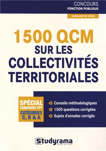 1.500 QCM sur les collectivités territoriales