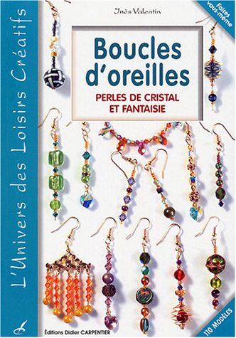 Boucles d'oreilles : perles de cristal et fantaisie